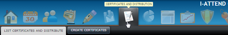 Create and distribute certificates for CEU, CME, CPE